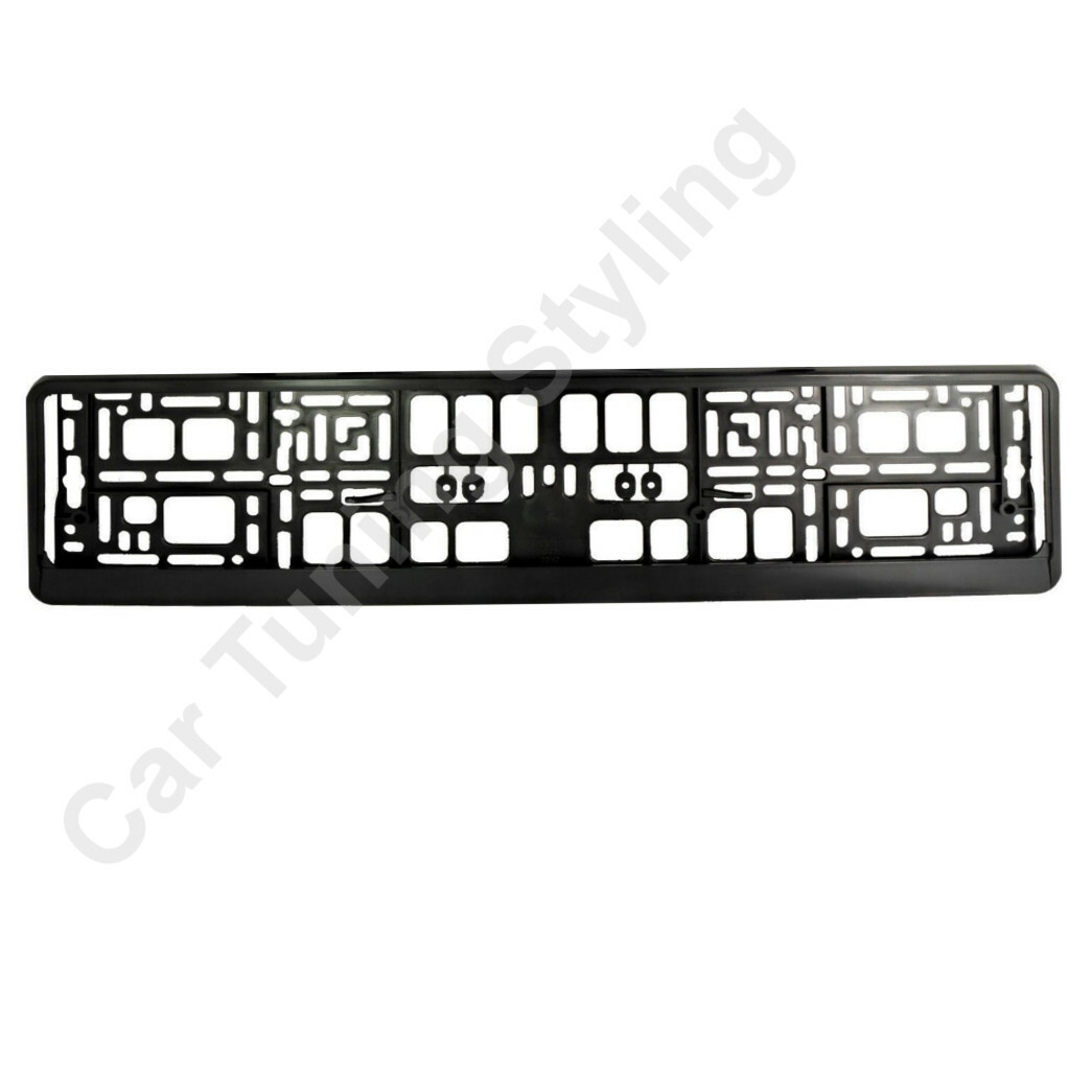 PLAIN BLACK Number Plate Holder Surround PLAIN BLACK Number Plate Holder Surround