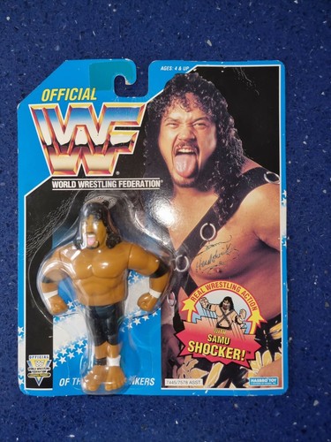 WWF Hasbro Samu MOC Series 10...