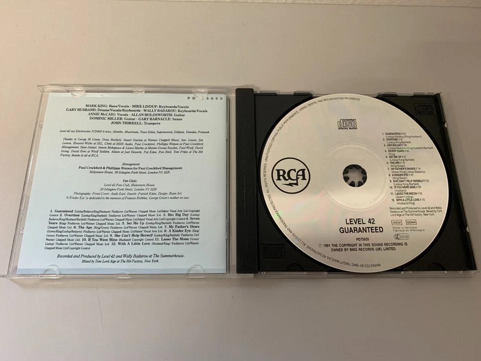 Level 42 – Guaranteed - CD Album © 1991 - Bild 2 von 3