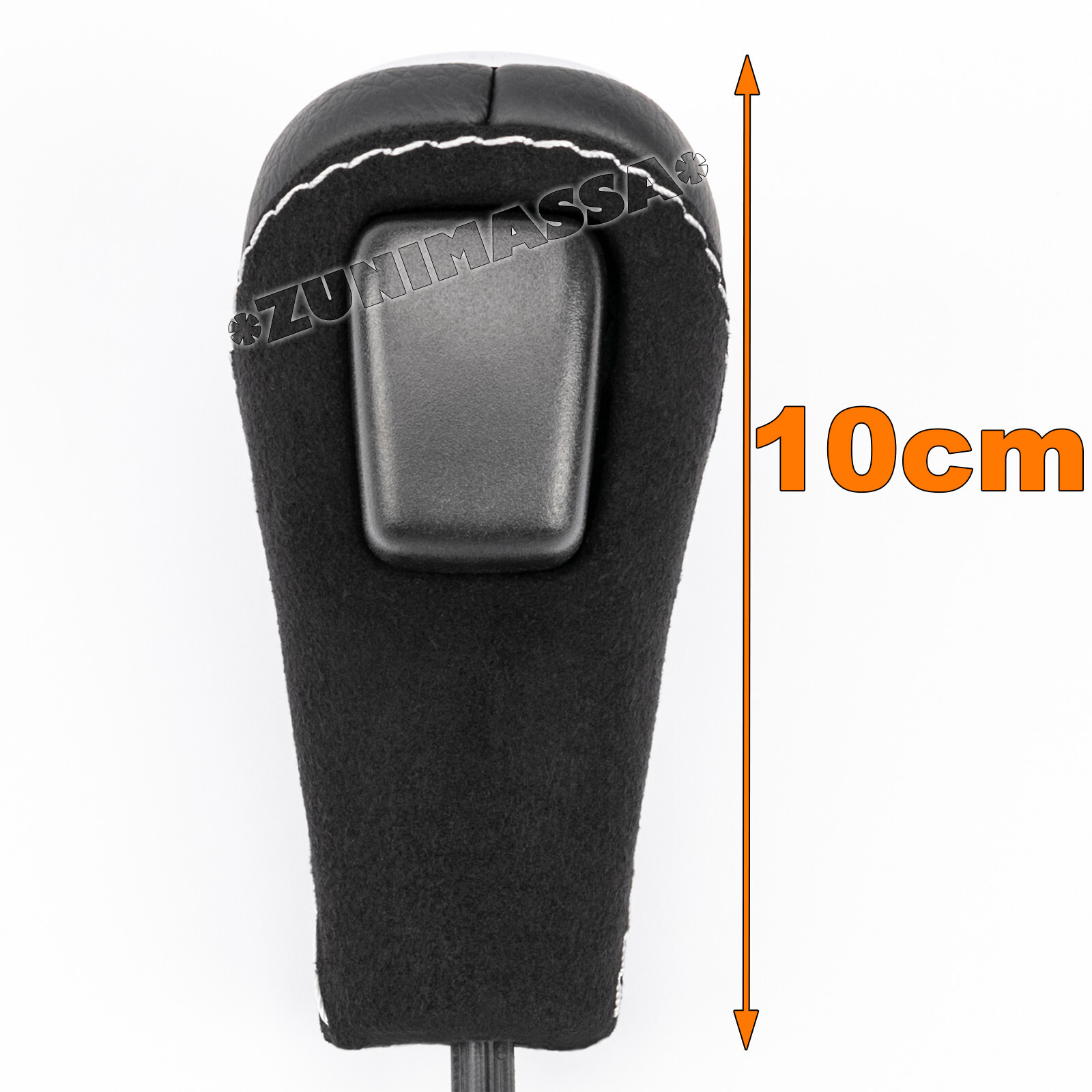 JNNJ Manopola Del Cambio Automatico con Impugnatura a Coltello Manopole Del Cambio, Manuale Leva Maniglia Universale Del Coltello, Leva Del Cambio con 3 Adattatore 8mm 10mm 12mm(Nero