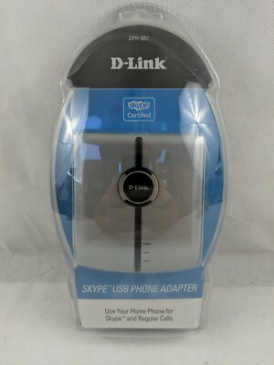 D-Link DPH-50U Skype USB Phone Adapter Skype Certified