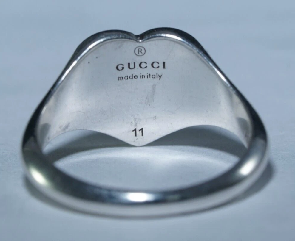 Gucci Interlocking G signet ring - Silver