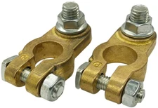 Brass Battery Terminal Connectors Top Post Battery Terminals Clamp