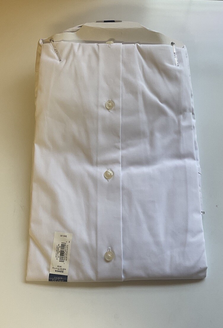 【ボタン】 Men's APT . 9 Premier Flex Dress Shirt. Slim Fit Stretch Fabric
