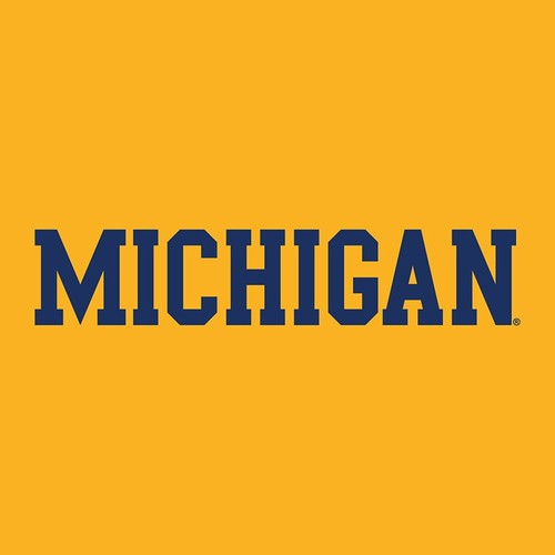 Basic Block University of Michigan Wolverines Licensed Mens Long Sleeve T-Shirt - 第 32/35 張圖片