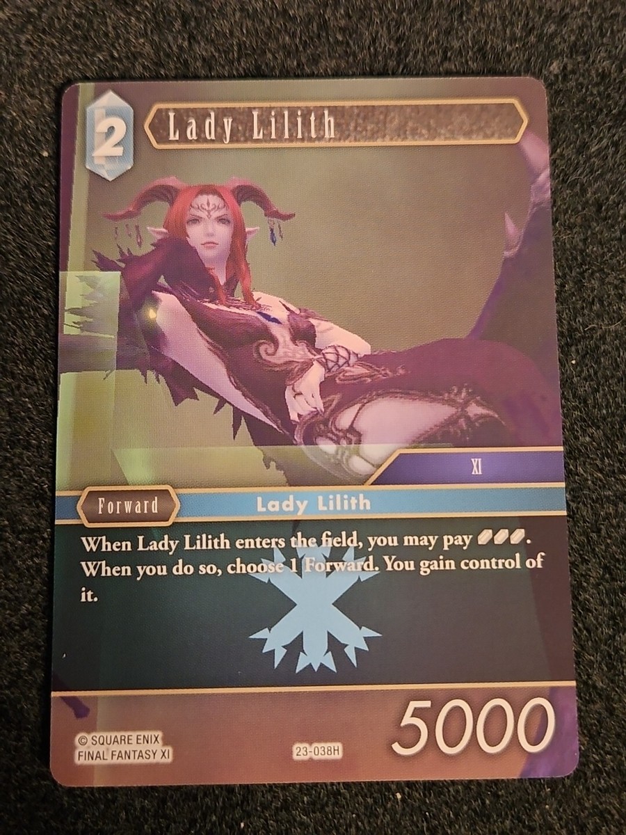 Final Fantasy TCG Hidden Trials Lady Lilith 23-038H Non-Foil | eBay