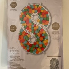 51  Extra Large Anagram Foil Balloon Formz Number  8  