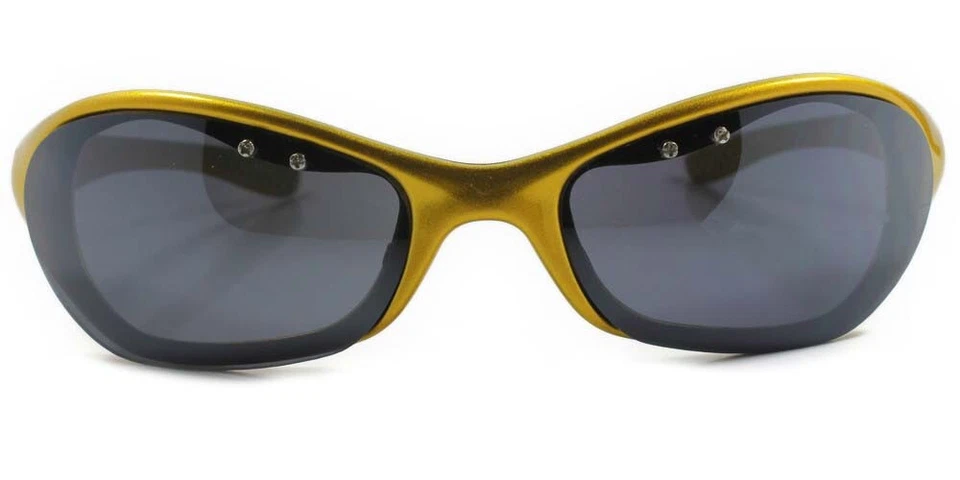 Gafas de sol deportivas rectangulares envolventes de golf de béisbol atléticas al aire libre con marco verde Foto 4 de 4