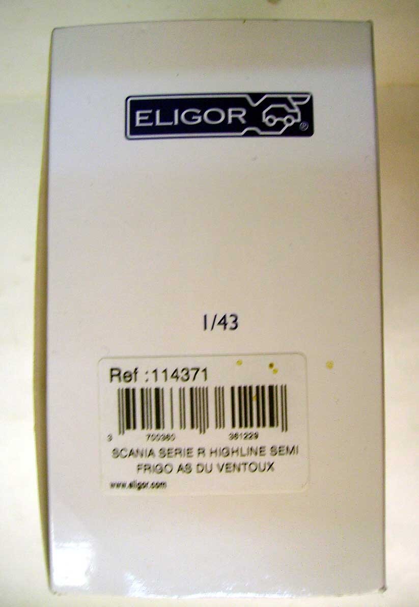 CAMION ELIGOR SCANIA R blanc diamand 1/43 EUR 65,00 - FR