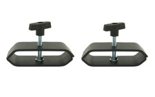 Set of 2 each Quik Stage 2-Leg - Leg Clamps for Portable Stages