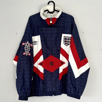 1990 1992 90s England Umbro Retro Vintage Training Soccer