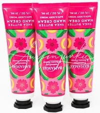 Bath Body Works Bahamas Passionfruit Banana Flower Hand Cream Lotion 3pc 1 oz