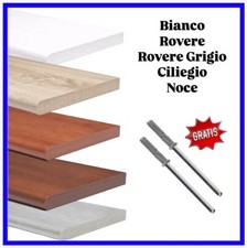 Mensola da Parete in Legno Mensole Moderne Reggimensola a Scomparsa Bianche cm