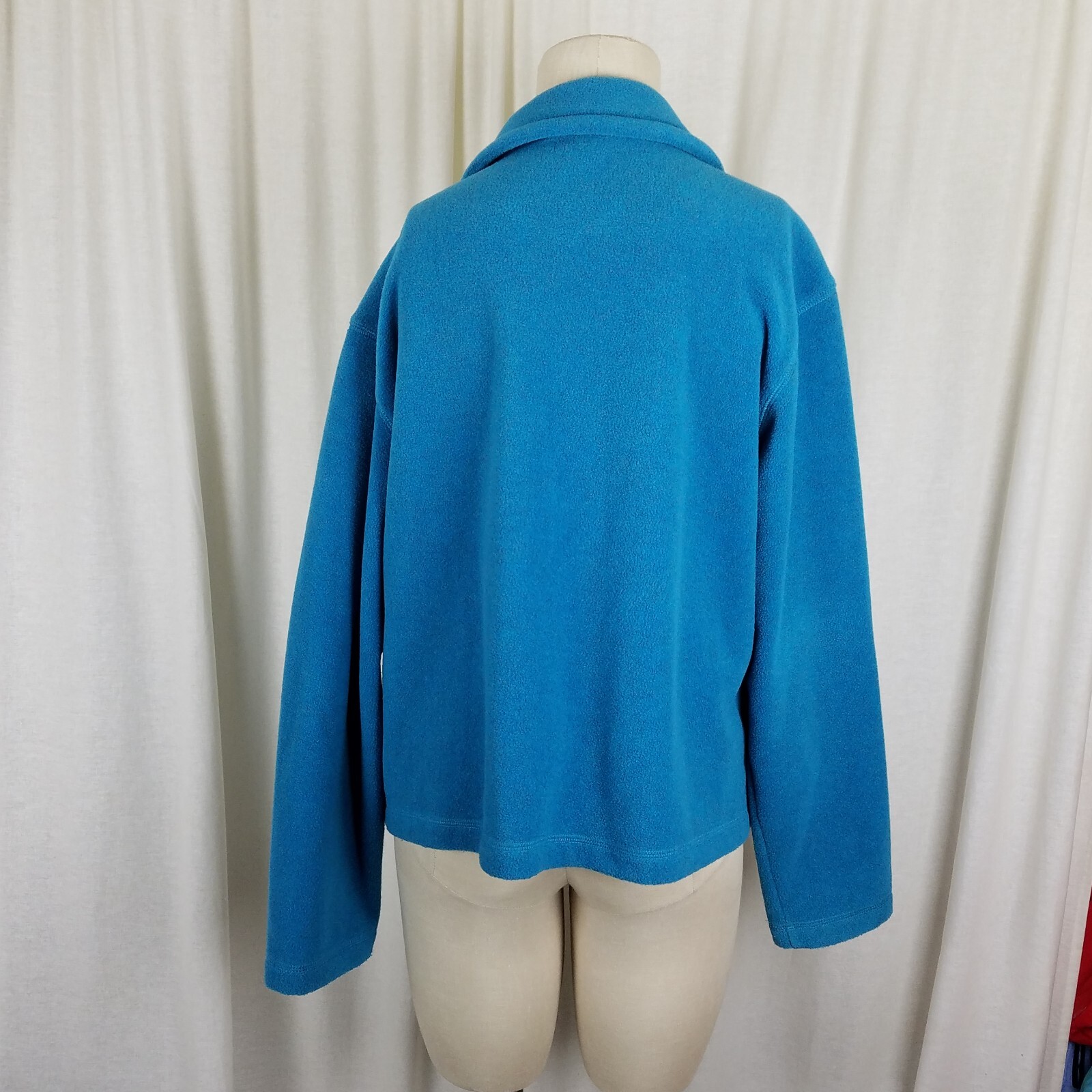 Talbots Button Up Fleece Patch Pockets Sweater Ca… - image 4