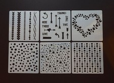 Stencil Set 6 Piece Assortment