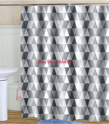 Duschvorhang Wannenvorhang Anti-Schimmel Textil Badewannenvorhang 12 Größe 1-3M - Bild 23 von 26