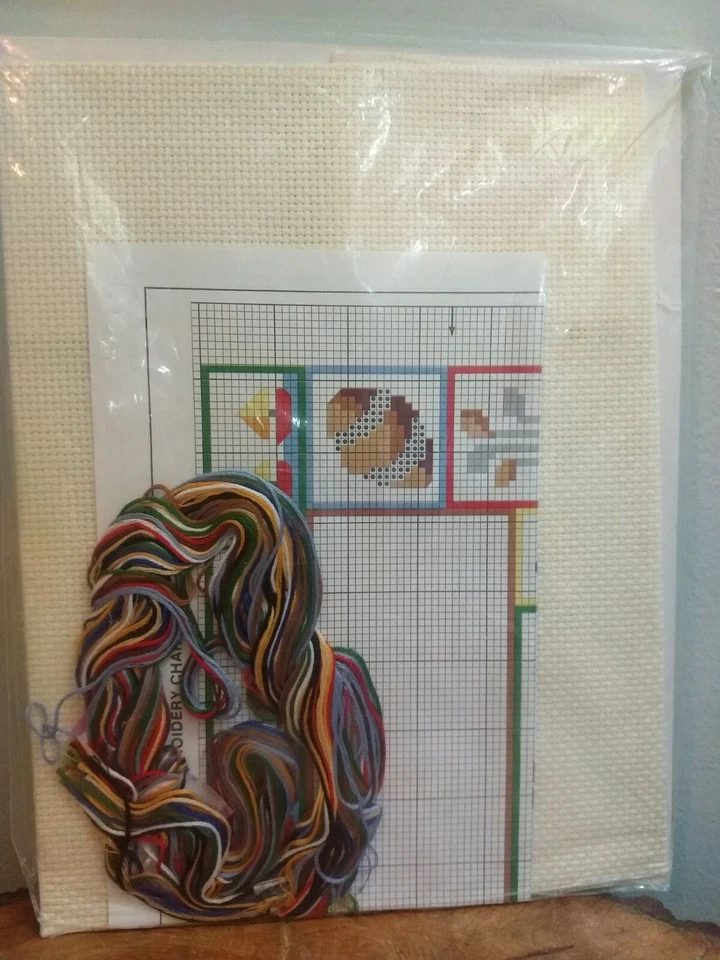 NIP Bucilla Counted Cross Stitch Kit Men Are Only Boys 49219 - Image 3 of 3