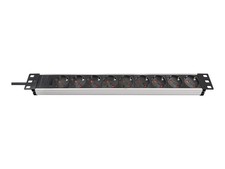 Brennenstuhl 1390007009 2m Aluminum Black Aluminum 9 socket s AC 16 A Black