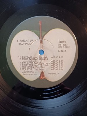 Badfinger ~ Straight Up ~ 1971 1st Pressing ~ SW-3387 USA EX/EX | eBay