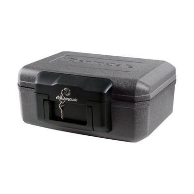 BIG SALE! SentrySafe 1200 Fire-Resistant Box Safe with Key Lock 0.18 Cu ft Black