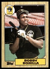 Bobby Bonilla 1987 Topps #184 Pirates MLB READ FREE SHIPPING AutographDen