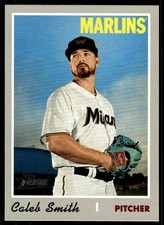 2019 Topps Heritage Caleb Smith Miami Marlins #699