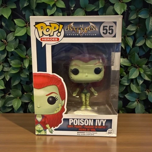 Funko Pop! Heroes Batman Arkham Asylum #55 Poison Ivy Vinyl Figure w/ Box