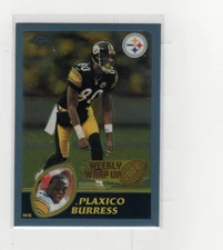 2003 Plaxico Burress Topps Chrome WWU #155 Steelers Free Shipping (H1061)