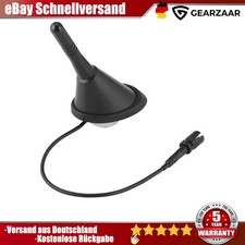 Auto KFZ Kurz Stab Dach Antenne Raku 2 Sockel 5,8cm für Audi, BMW mit Verstärker