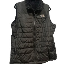 Ladies The North Face Black Reversible Vest W...