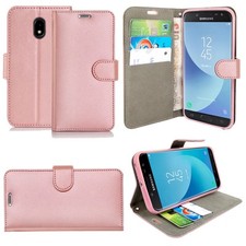 For Samsung Galaxy J3 J5 J4+ J6+ J7 J8 2018 Wallet Case Leather Flip Phone Cover