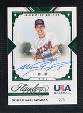 2022 Flawless USA Gems Signatures Dual Diamond 2/5 Nomar Garciaparra Auto 07o4