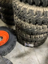 4 New Tires Mounted 9.00 16 Samson Mud Snow 12 ply replace 14 17.5 Wheel 8x10.75