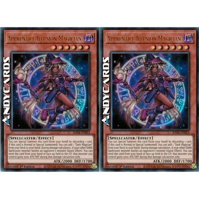LEHRLING ILLUSION MAGIER 2x   Ultra R   RA04 EN023   1Ed   Yugioh! ANDYCARDS
