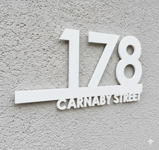 House Number Plaques Personalised Door Numbers Door Signs Custom Number Plate