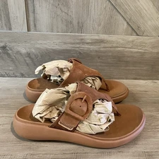 Vionic Activate RX Thong Sandal Taupe Suede Woman’s US SZ 9.5 Orthopedic $120.00