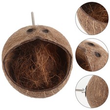 Coconuts Shell Nest Cage Coconuts Shell Bird Nest Bird Breeding Bird House