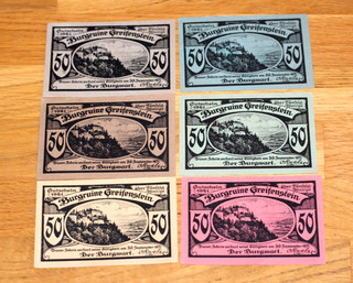 6x50Pf. Kompl.Burgwart Knabe Greifenstein bei Blankenburg/SR