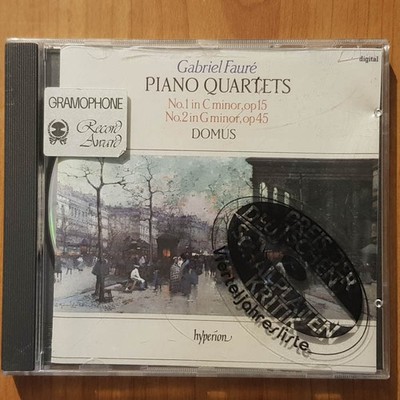 DOMUS gabriel faure piano quartets no 1 & 2 EX/VG+ (CD Album, Klassik, Hyperion)