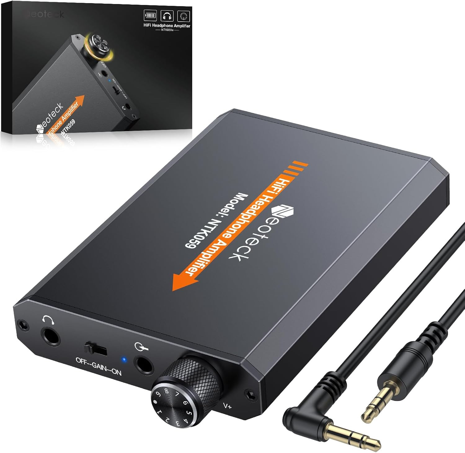 Amplificatore HiFi Cuffie Portatile 300Ω | Alta Risoluzione Audio