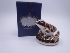 ROYAL CROWN DERBY FROG BRIEFBESCHWERER