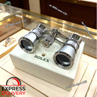 Bid Rolex Opera Binoculars Silver VIP Display Desk Collectible Rare. — photo 2
