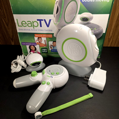 LEAP FROG LEAP TV Educational Video Game Console w/Controller - Tested