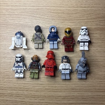 Lego Minifigure Lot Star Wars Lot Of 10 Different Minifigures Good Condition