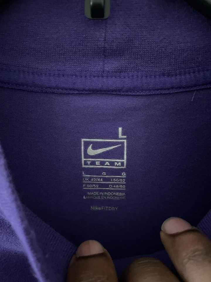 Nike NikeFit Louisiana St. University Cuello Simulado Manga Larga Talla Grande Deportes Gimnasio Foto 3 de 4