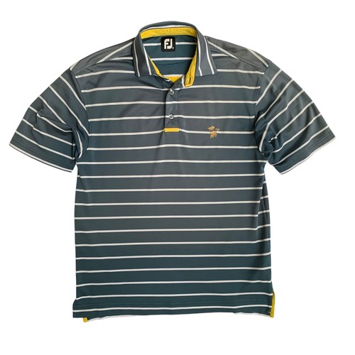 Footjoy FJ Short Sleeve Performance Golf Polo Shirt Striped Mens Sz M - Lot of 2 - Picture 2 of 19