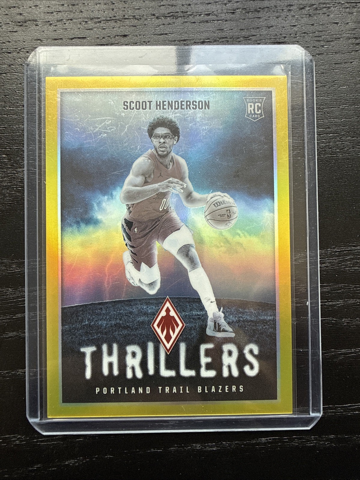 2023-24 Panini Phoenix - Thrillers Scoot Henderson #10 Yellow /35 (RC)