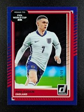 2025-26 Panini Donruss FIFA PHIL FODEN 19/49 Blue Veterans England #69
