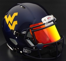 WEST VIRGINIA MOUNTAINEERS WVU Riddell Speed Full Size AUTHENTIC Football Helmet