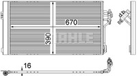 Mahle AC 762 000P Kondensator, Klimaanlage FüR MERCEDES-BENZ Vito / Mixto Kasten